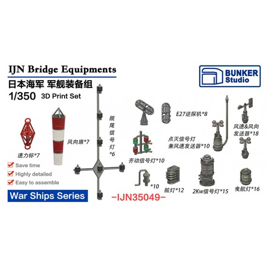 1/350 IJN Bridge Equipment 