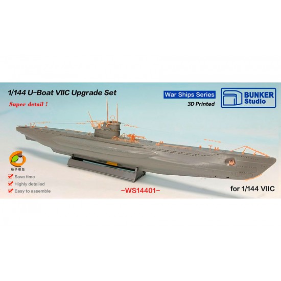 1/144 U-Boat VIIC Upgrade Set for Trumpeter 05912