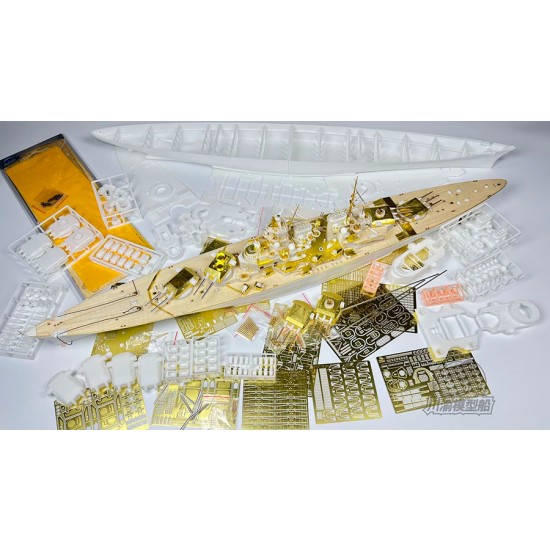 1/350 Kaiser Wilhelm II H42 Super Anti-Aircraft Battleships Warship Kit