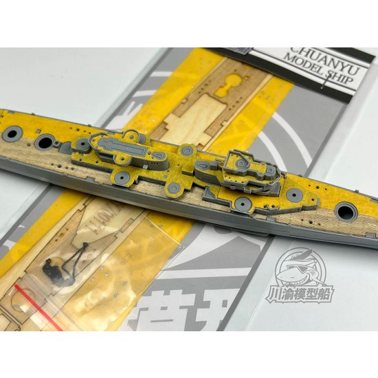 1/700 USS Cleveland Wooden Deck, Masking for for Very Fire VF700920/DX