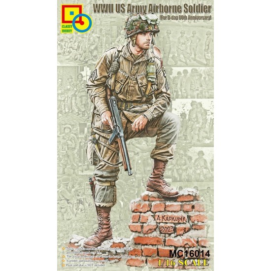 1/16 WWII US Airborne Soldier