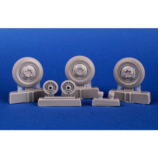 1/35 V3000S/SSM Maultier Wheels for ICM kits