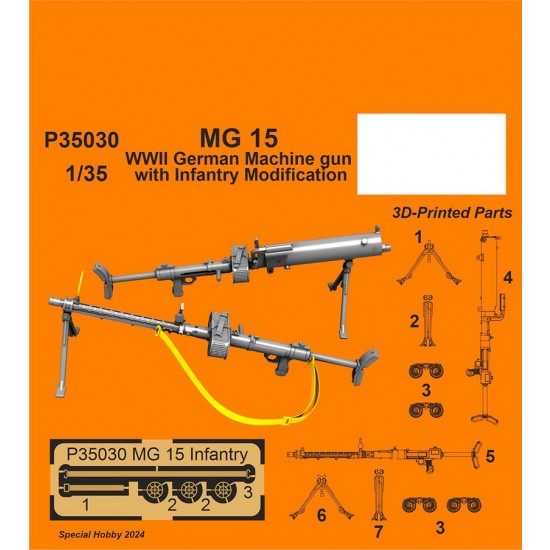 1/35 MG 15 Machine Gun with Infantry Modification