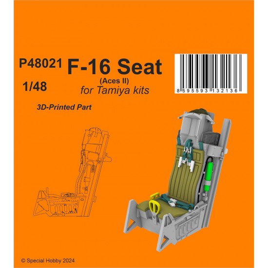 1/48 Modern US/NATO F-16 Seats (Double seat version)