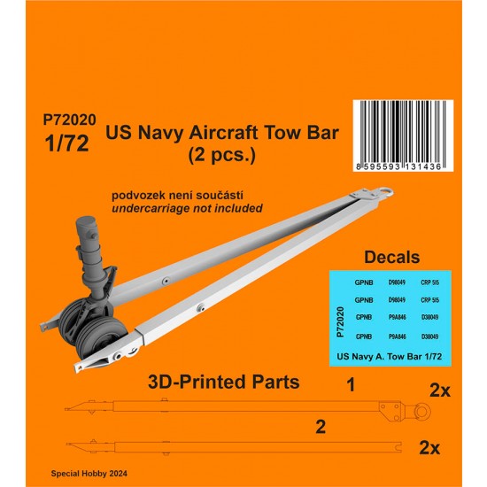 1/72 US Navy Aircraft Tow Bar