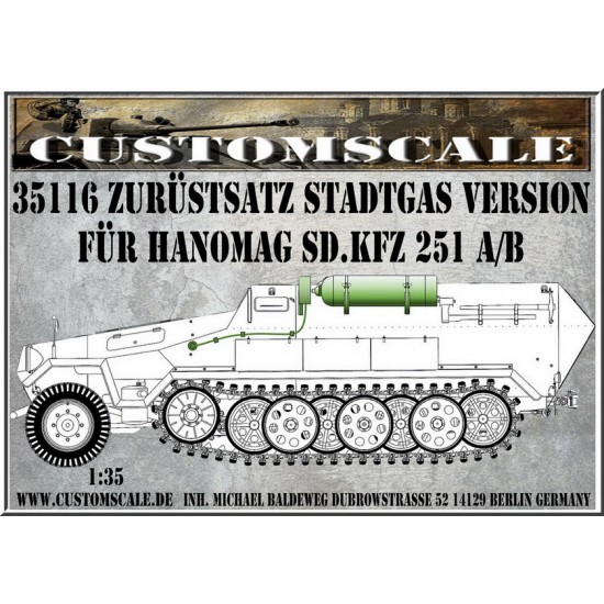 1/35 Sd.Kfz. 252 A-B Gas Set