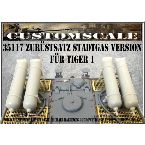 1/35 Tiger I Zurustsatz Stadtgas Version