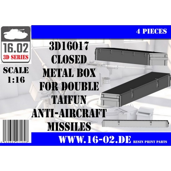 1/16 Taifun Anti-Aircraft Missiles Closed Metal Box (double)