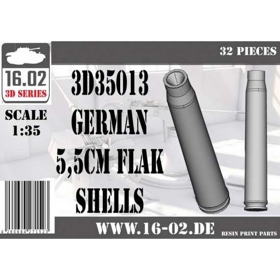 1/35 German 5.5cm Flak Shells 