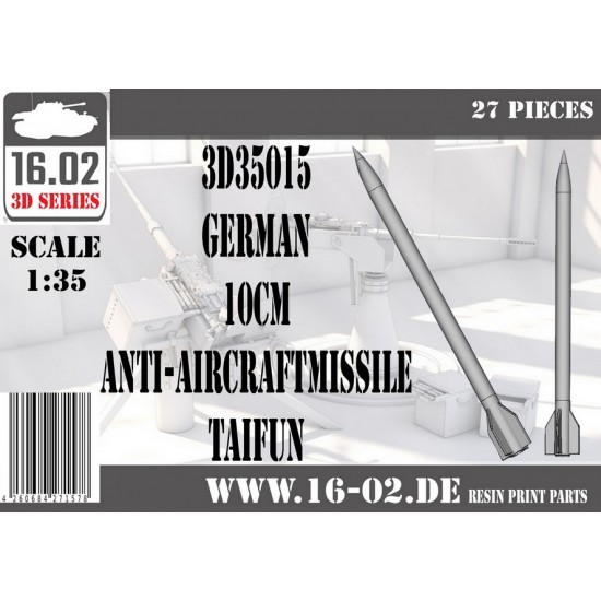 1/35 German Taifun 10cm Anti-Aircraft Missile