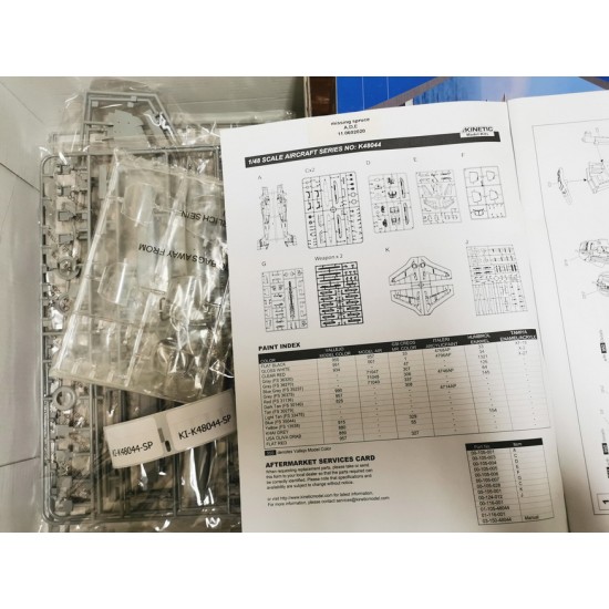 Spare Parts for 1/48 Grumman EA-6B Prowler (New Wings) with a Three-Wheel Tractor