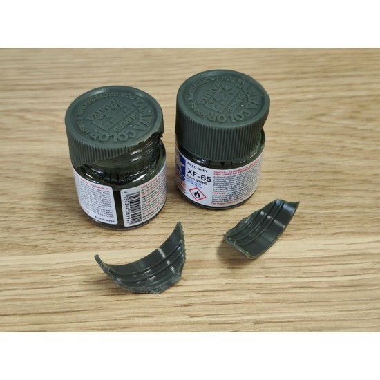 Acrylic Paint Mini XF-65 Flat Field Grey (lids damaged, 2x 10ml)