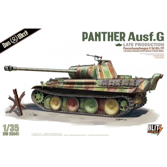 1/35 Panther Ausf.G Late Production Panzerkampfwagen V Sd.Kfz.171