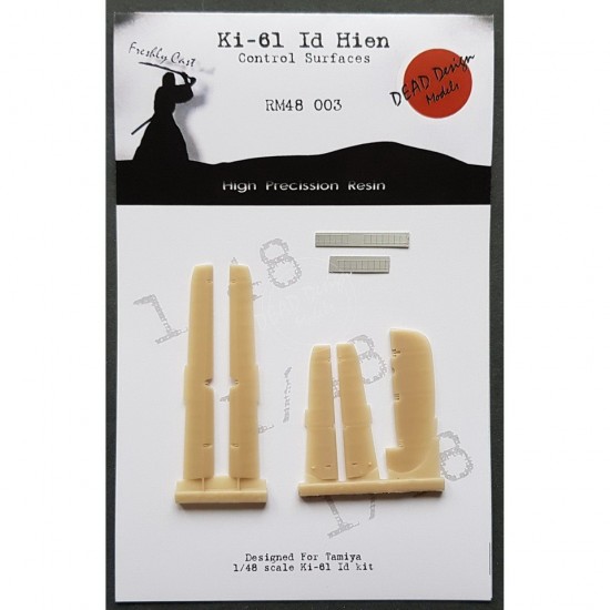 1/72 Kawasaki Ki-61 Id Control Surfaces Resin Set for Tamiya kits