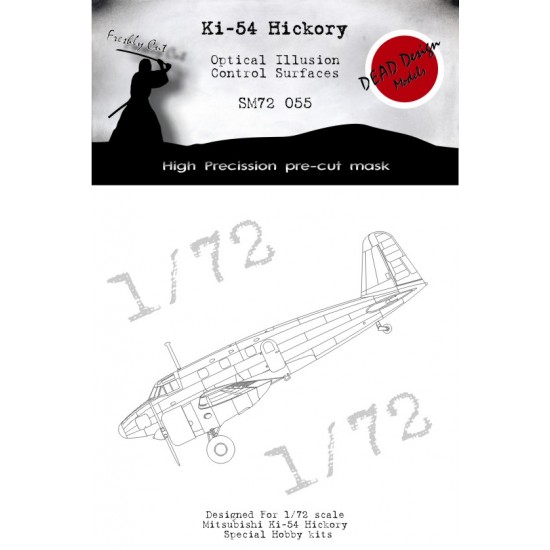 1/72 Tachikawa Ki-54 Hickory Optical Illusion Masking for Special Hobby kits