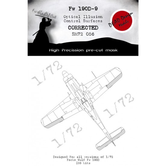 1/72 Focke-Wulf Fw 190D Optical Illusion Masking for IBG kits