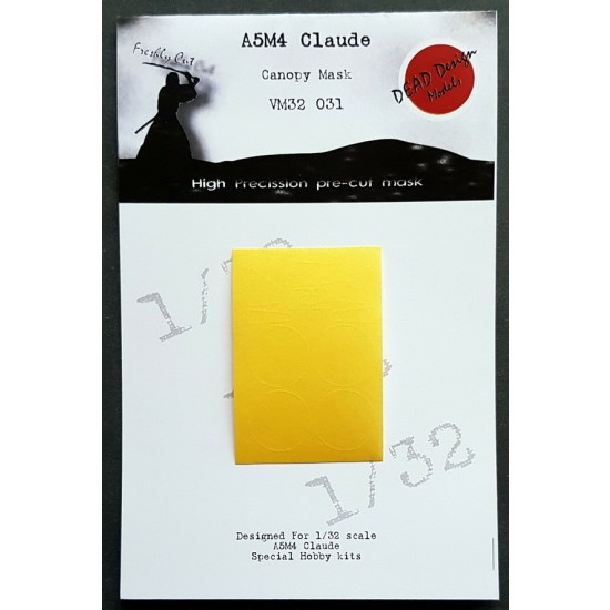 1/32 Mitsubishi A5M4 Claude Canopy Masking for Special Hobby kits