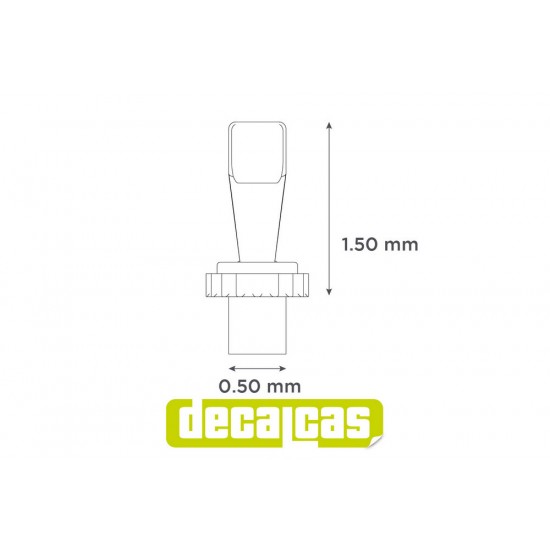 1/20, 1/24 Flat Toggle Switches - Type 1 (28pcs)