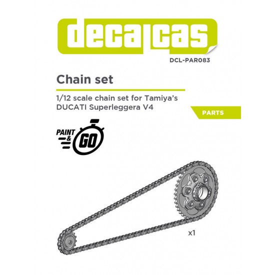 1/12 Ducati Superleggera V4 Chain set for Tamiya #14140