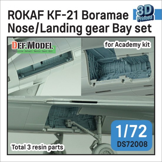 1/72 ROKAF KF-21 Boramae Nose/Landing Gear Bay set for Academy kits