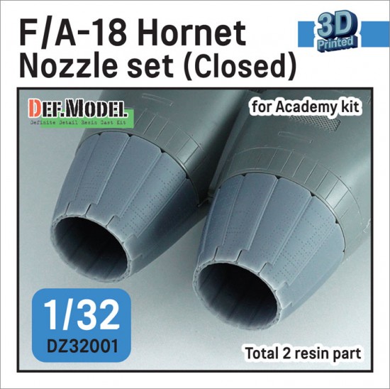 1/32 McDonnell Douglas F/A-18 Hornet Nozzle set (Closed) for Academy kits