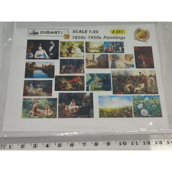 1/35 WWII Wall Paintings (full colour, 2 sheets, bond)