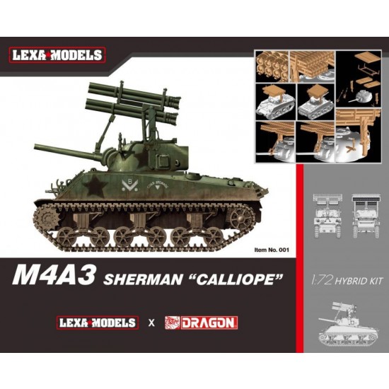 1/72 M4A3 Sherman "Calliope" Hybrid Kit [Lexa Models]