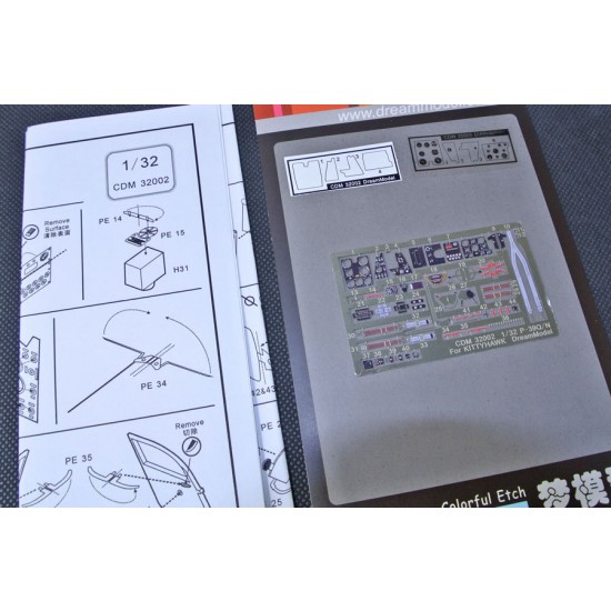 1/32 Bell P-39Q & N Cockpit Detail Set for KittyHawk kits