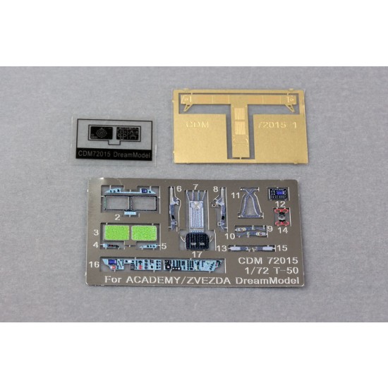 1/72 KAI T-50 Cockpit Detail Set for Zvezda kits