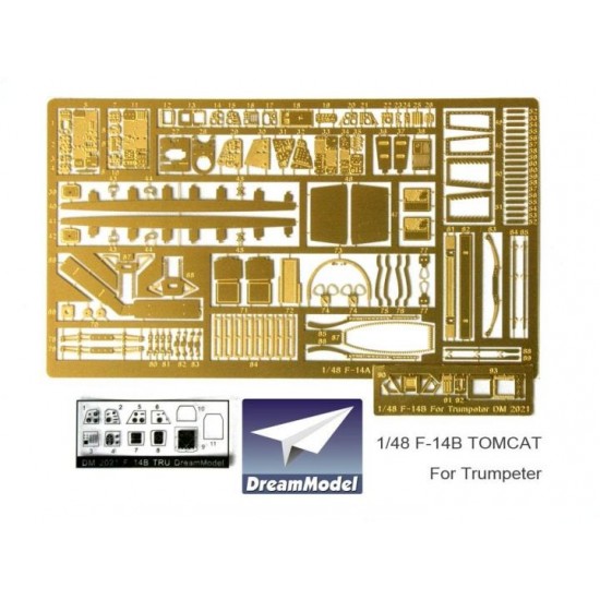 1/48 Grumman F-14B Tomcat Detail Set for Trumpeter kits