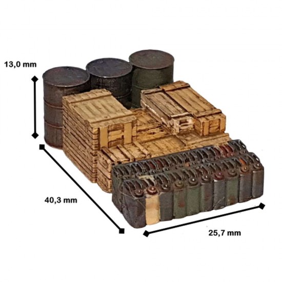 1/72 Truck Cargo (Stowage) Mixed Set #3S (Short)