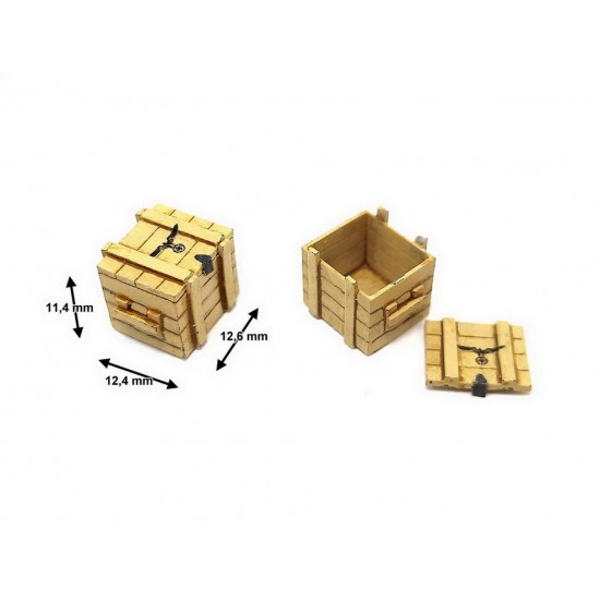 1/35 Wooden Box #8 (Wooden Handles)