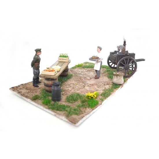 1/35 German HF12 Field Kitchen Scenery Gulaschkanone