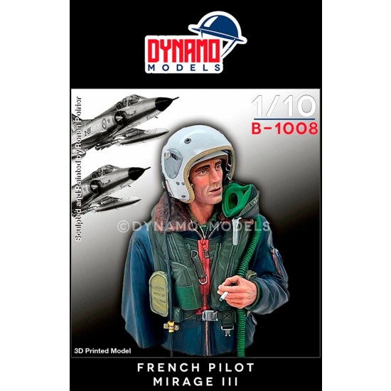 1/10 Bust - Cold War French Mirage III Pilot