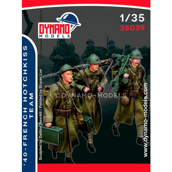 1/35 French 1940 Hotchkiss Team (3 figures)