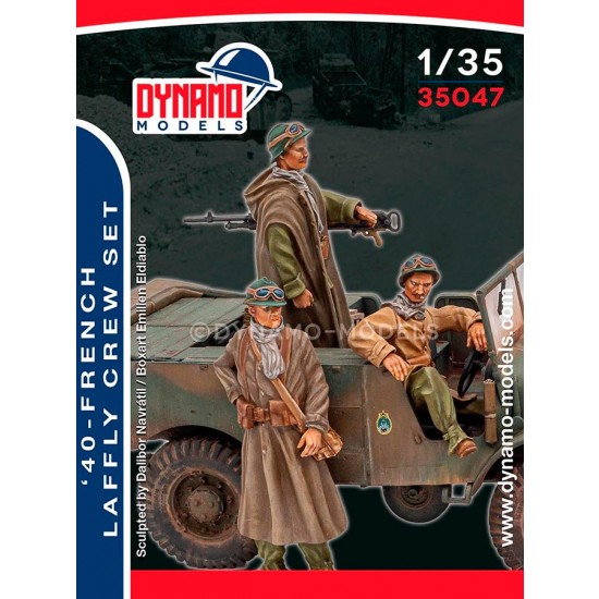 1/35 French 1940 Laffly Crew Set (3 figures)