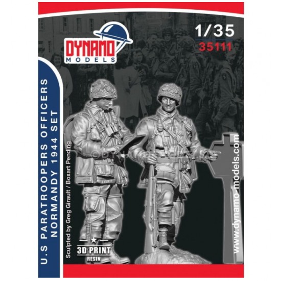 1/35 US Paratrooper Officers (Normandy 1944) Set