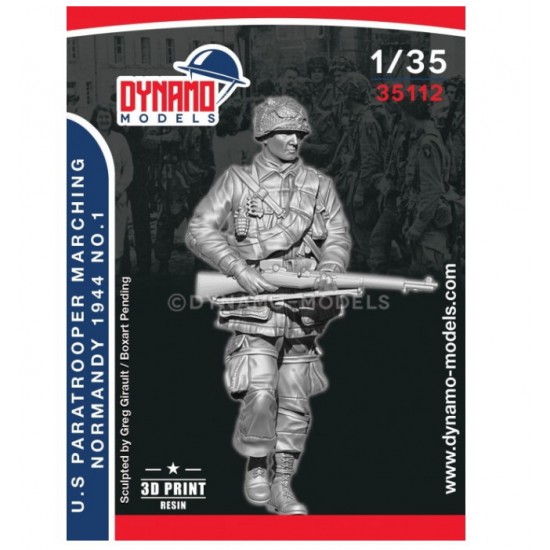 1/35 US Paratrooper 'Rifleman' Marching (Normandy 1944) No.1