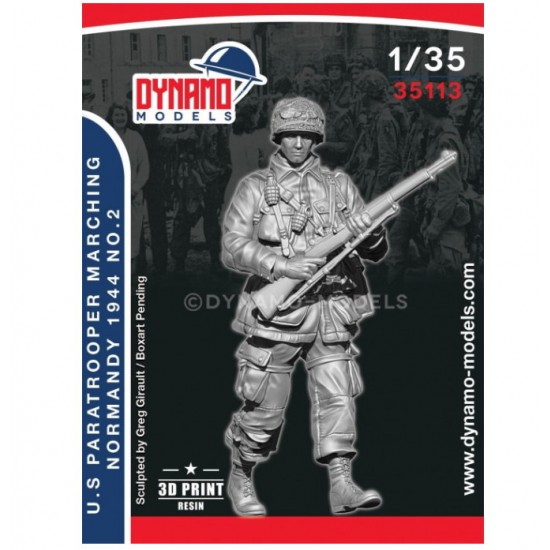 1/35 US Paratrooper 'Rifleman' Marching (Normandy 1944) No.2