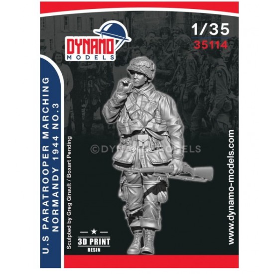 1/35 US Paratrooper 'Rifleman' Marching (Normandy 1944) No.3