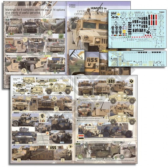 Decals for 1/35 Humvees in OIF & OEF