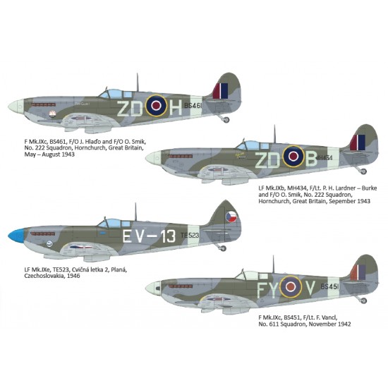 1/72 Supermarine Spitfire Mk.IX "Nasi se vraceji" Triple Combo [Limited Edition]