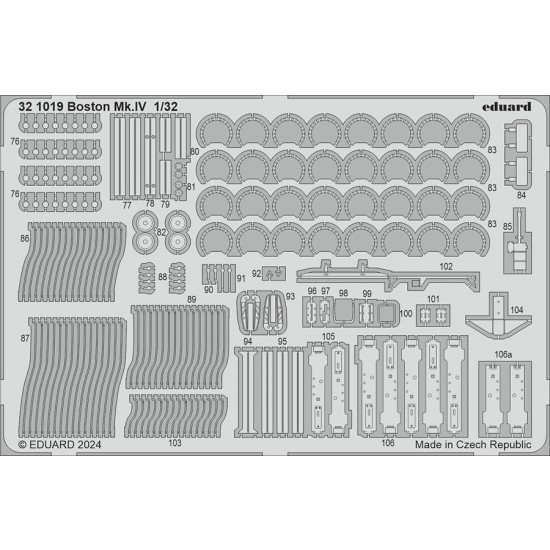 1/32 Boston Mk.IV Photo-etched set for HK Model kits