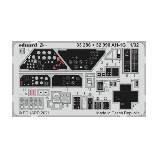 1/32 Bell AH-1G Cobra Detail Set for ICM kits