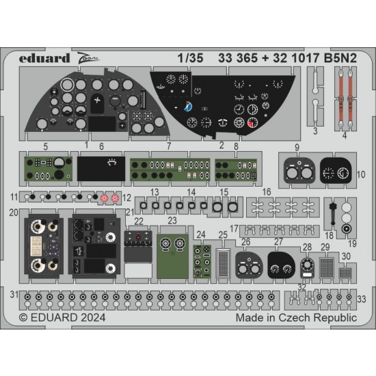 1/35 Nakajima B5N2 Detail set for Border Model kits