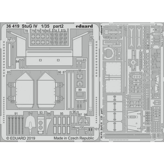 1/35 Sturmgeschutz StuG IV Detail Set for Academy kits