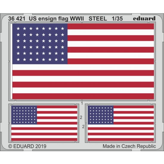 1/35 WWII US Ensign Flag (steel) Set 