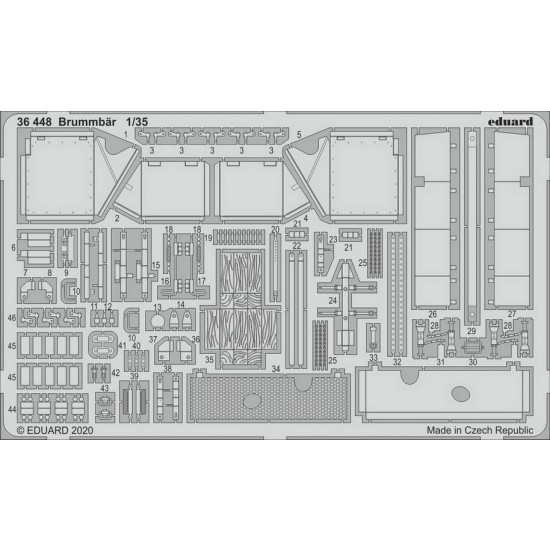 1/35 Sturmpanzer (Brummbar) Detail Set for Academy kits