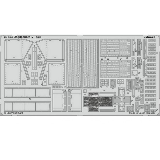 1/35 Jagdpanzer IV Detail set for Border Model kits