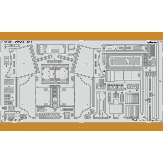 1/35 Dodge WC-52 Truck Photo-etched set for Zvezda kits